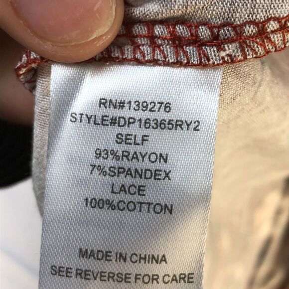 Anthropologie Daniel Rainn Darrel Crochet Yoke Knit Floral Print Top Petite M - Picture 5 of 9